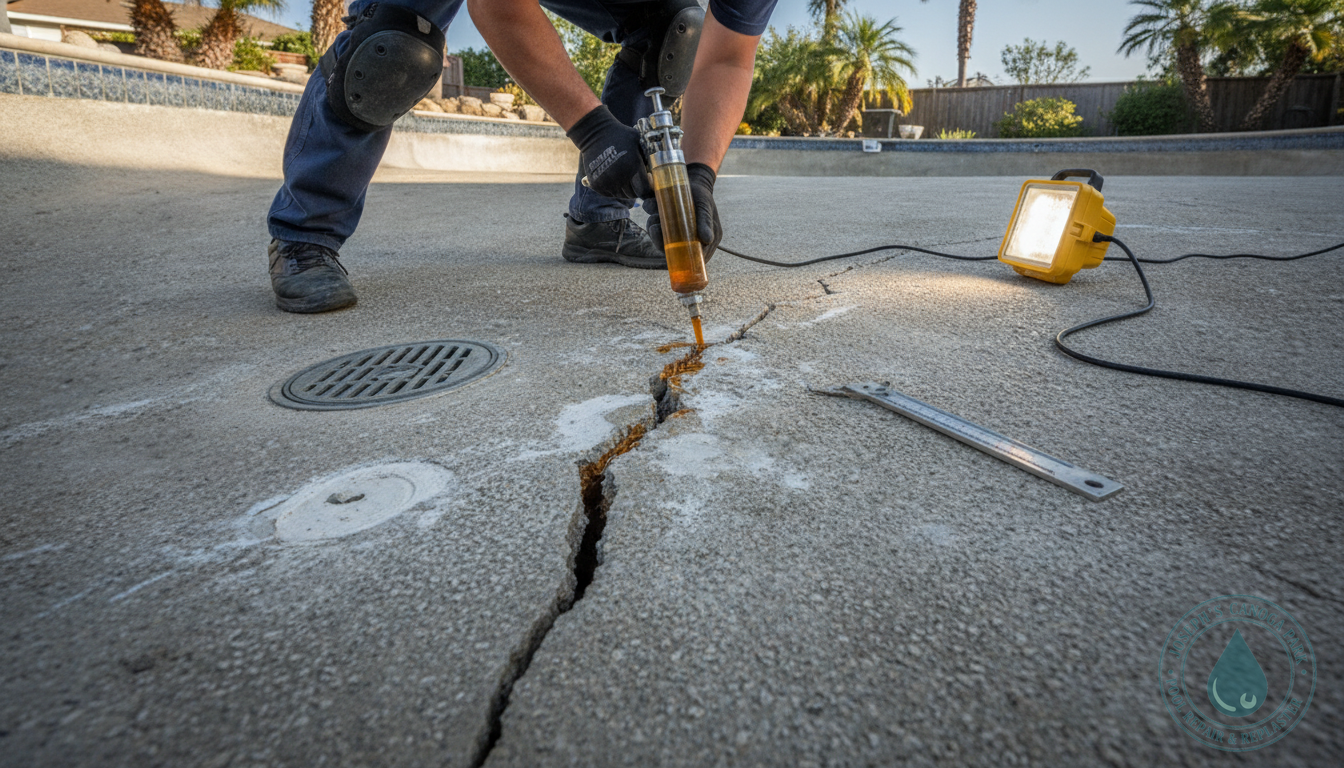 Pool Crack Repair
